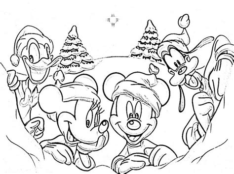 disney christmas coloring pages  getcoloringscom