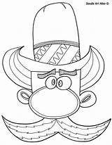 Cowboy Doodle Coloring Pages Alley Printable Printables Cute Adult Birthday Sheets Colouring Doodles Choose Board Kaynak sketch template