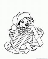 Coloring Disney Christmas Sheets Pages Library Clipart Card sketch template
