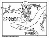Morales Spiderman Colorat Kingpin Drawittoo sketch template