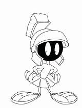 Martian Marvin Coloring Pages Draw Looney Tunes Cartoon Drawing Drawings Characters Clipart Simple Character Helmet Faces Head Central Color Getdrawings sketch template