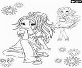 Moxie Coloring Pages Girlz Two Spring Girls Printable Oncoloring Choose Board sketch template