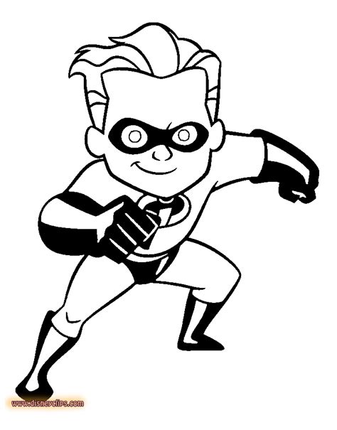 incredibles coloring pages  disneyclipscom