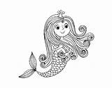 Sirena Princesa Sereia Colorare Sirenas Principessa Dibuixos Sirene Acolore Dibuix Princesas Sereias Preescolar Sirenita Sirenes sketch template