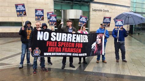 Britain First S Paul Golding And Jayda Fransen Arrested Bbc News