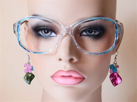 vintage womens day eyewear designer eyeglasses used frame etsy