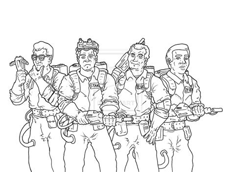printable ghostbusters coloring pages print color craft