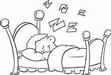 Coloring Pages Bed Sleep Printable Sleeping Dormir Objects Color Nap Kid Colorear Para Coloringbook4kids Book Take Wolf sketch template