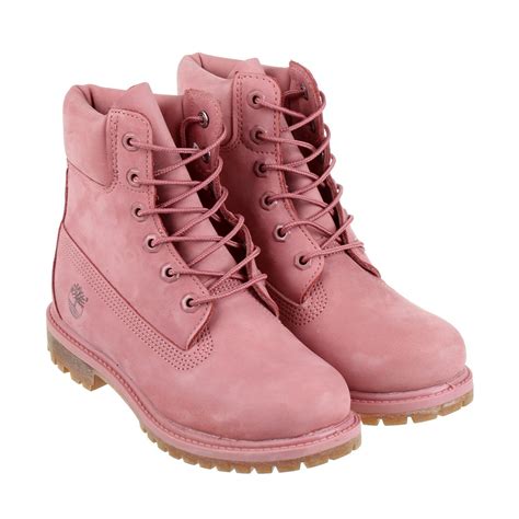 timberland   premium boot women  pink lyst