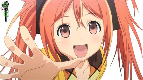 Black Bullet Aihara Enju Kawaiii Salude Render Ors Anime Renders