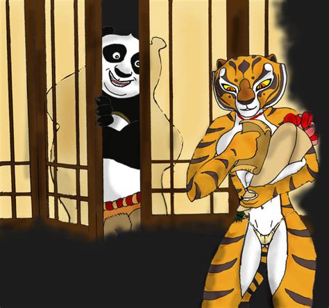 Rule 34 Anthro Furry Kung Fu Panda Master Tigress Panda Po Tagme