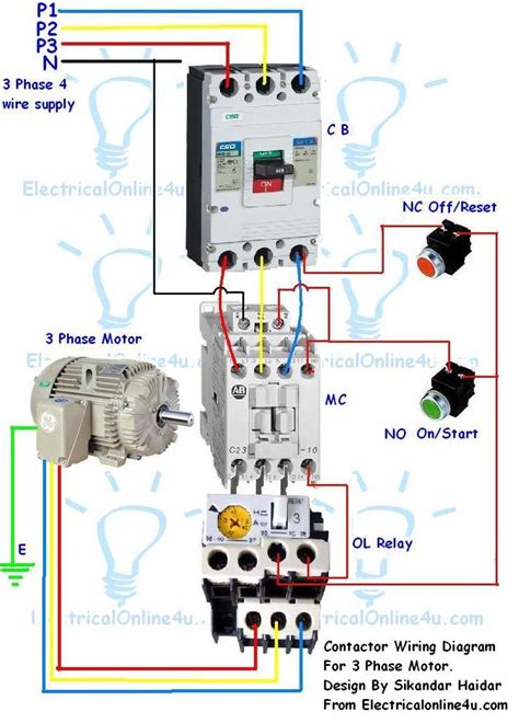 stop start wiring diagram  air compressor  overload google search corne pinterest