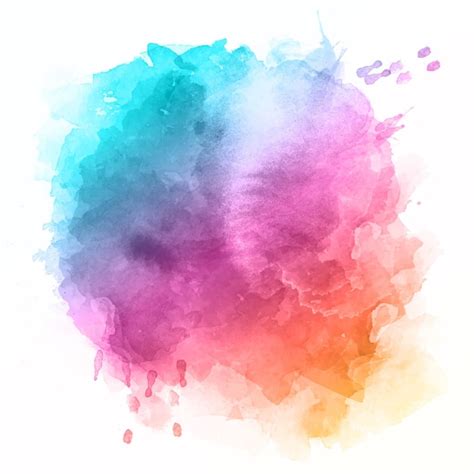 vector abstract background   colourful watercolour splatter