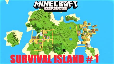 Let S Play Minecraft Pe Survival Island 1 The Start