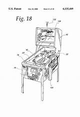 Patents Pinball Mechanism Machine sketch template