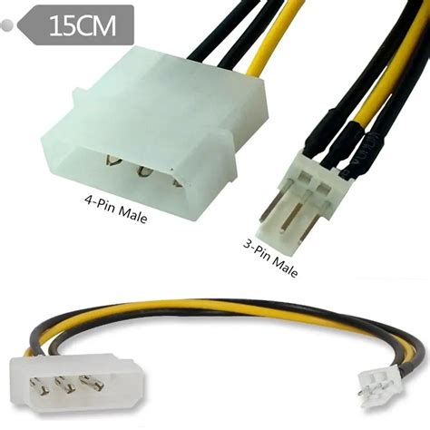 pin atx   pin molex connector cable fan power adapter cable cm  cpu fan graphics card