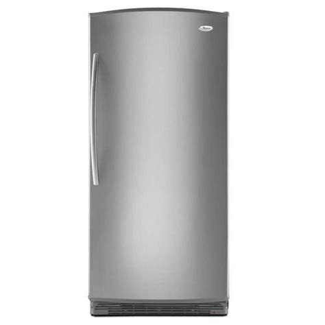 Whirlpool 17 7 Cu Ft Upright Freezer Color Stainless