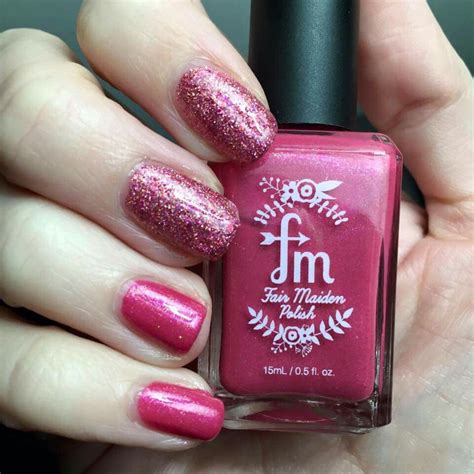 fair maiden hera pink polish nail polish nail art