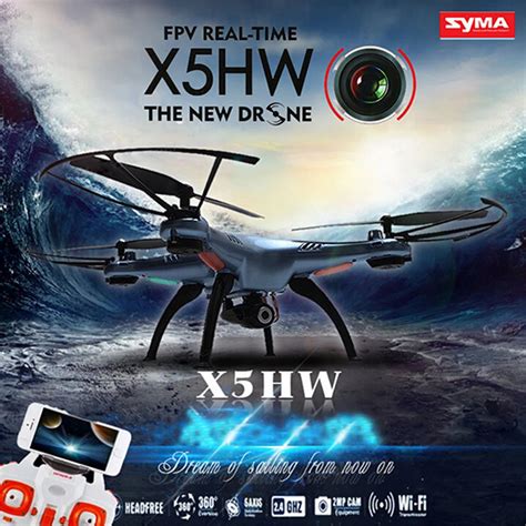 syma xhw wifi fpv drone  mp hd camera  eversion cf mode hover function rc quadcopter