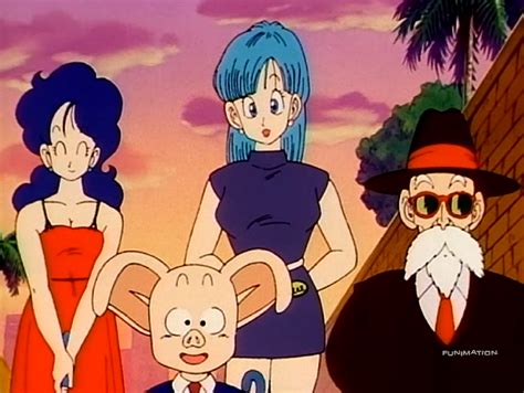 Lunch Oolong Bulma And Roshi At 23rd Tenkaichi Dbz Krillin Goku