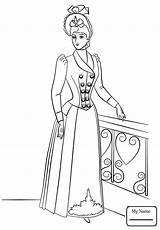 Coloring Pages Victorian Fashion Model Printable Era Queen Lady Victoria History Creative Girls Getdrawings Print Drawing Albanysinsanity Categories sketch template