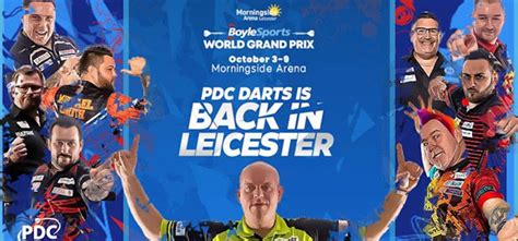 pdc darts world grand prix returns  leicester pynck