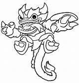 Skylanders Coloring Getdrawings Printable Pages sketch template