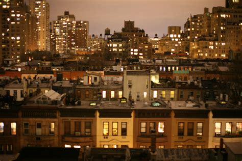 york city rooftops  night light ruth  hendricks photography