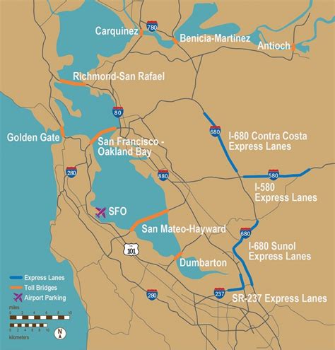 fastrak california toll roads map printable maps
