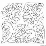 Leaves Coloring4free 2021 Coloring Nature Fall Printable Pages Related sketch template