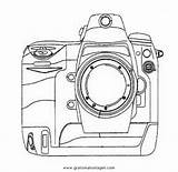 Kamera Malvorlagen Malvorlage Ausmalen Fotocamera Misti Disegno sketch template