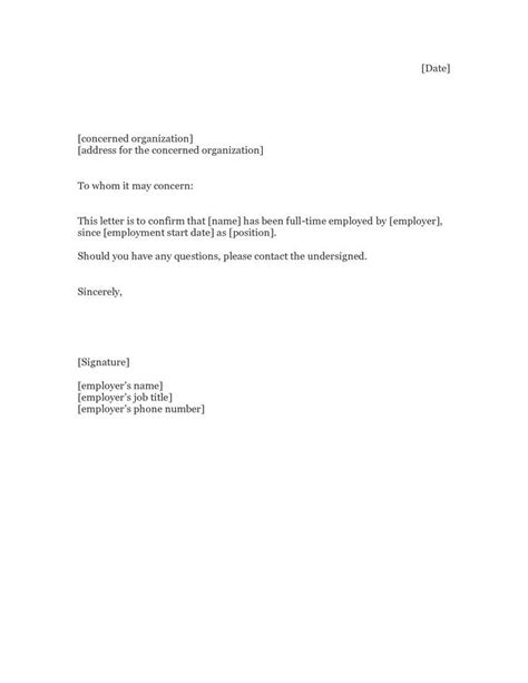 xlecom letter  employment lettering employment letter sample