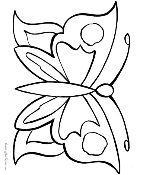 butterfly outline template clipartsco