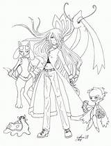 Pokemon Cynthia Coloring Pages Sinnoh Champion Sakura Shinra Deviantart Popular sketch template