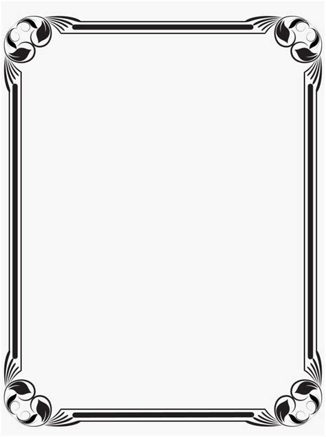 page borders frame black  white png transpa infoupdateorg