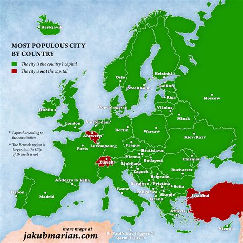 largest city  country  europe