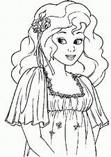 Prinzessin Ausmalbilder Colorir Ausmalbild Adolescente Medievales Lachelnd Borboleta Paw Zu sketch template