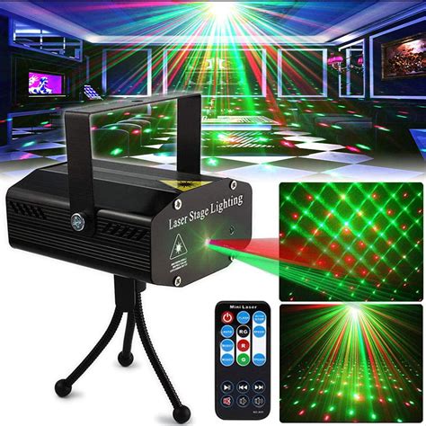 party light dj disco lights tongk stage lighting projector sound activated flash strobe light