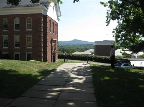 amherst college view  mountains  dorms