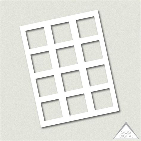 square template party printable template png template etsy