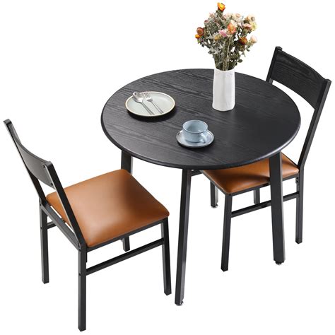piece  dining table set  cushioned chairs  dining room