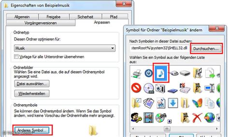 windows explorer standard symbole aendern  gehts pc magazin