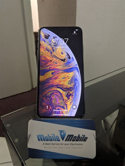 iphone xs max gb unlocked silver mobile mobile orlando