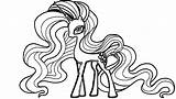Coloring Rarity Pony Little Pages Nightmare Vector Popular Library Clipart Coloringhome sketch template