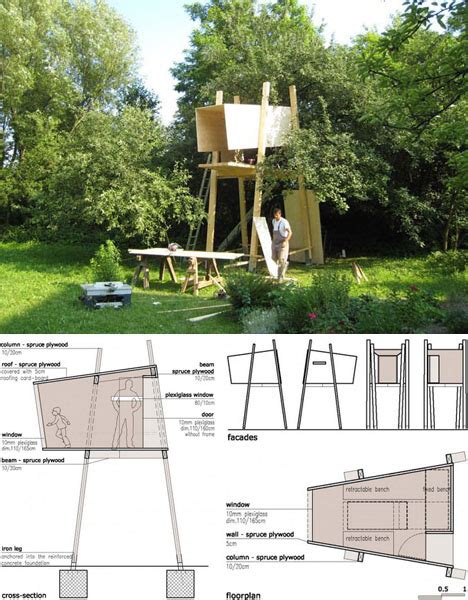modern magic building  treehouse  kids plans pics designs ideas  dornob