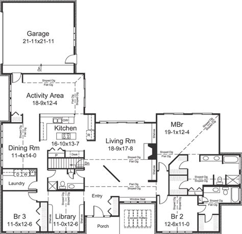 contemporary house plan  bedrooms  bath  sq ft plan