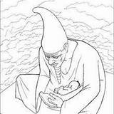 Kirikou Karaba Sorceress Coloring Pages Hellokids Sabio Uncle His sketch template