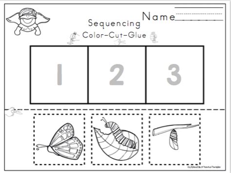 sequencing bundle preschool printables sequencing worksheets