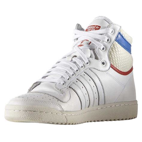 Adidas Originals Top Ten Hi Clean Iconics Homme Blanc Cuir Adidas