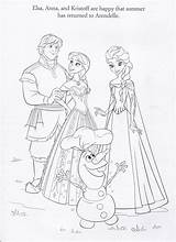 Frozen Coloring Pages Elsa Anna Olaf Kristoff Disney Fanpop Printable Illustrations Official Lovebugsandpostcards sketch template